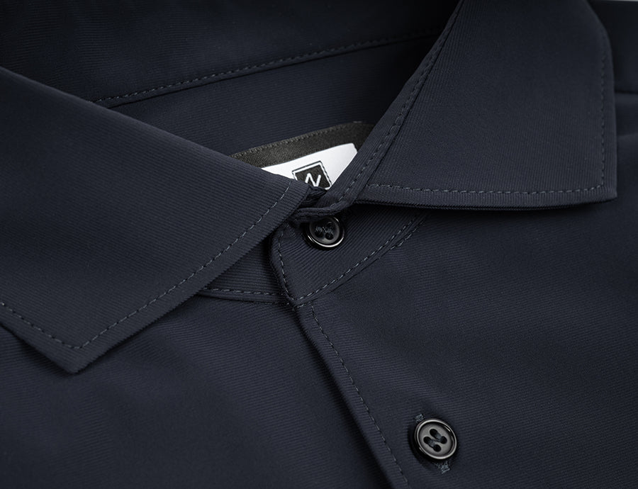 Shirt Long Sleeve, Noan - Navy Blue