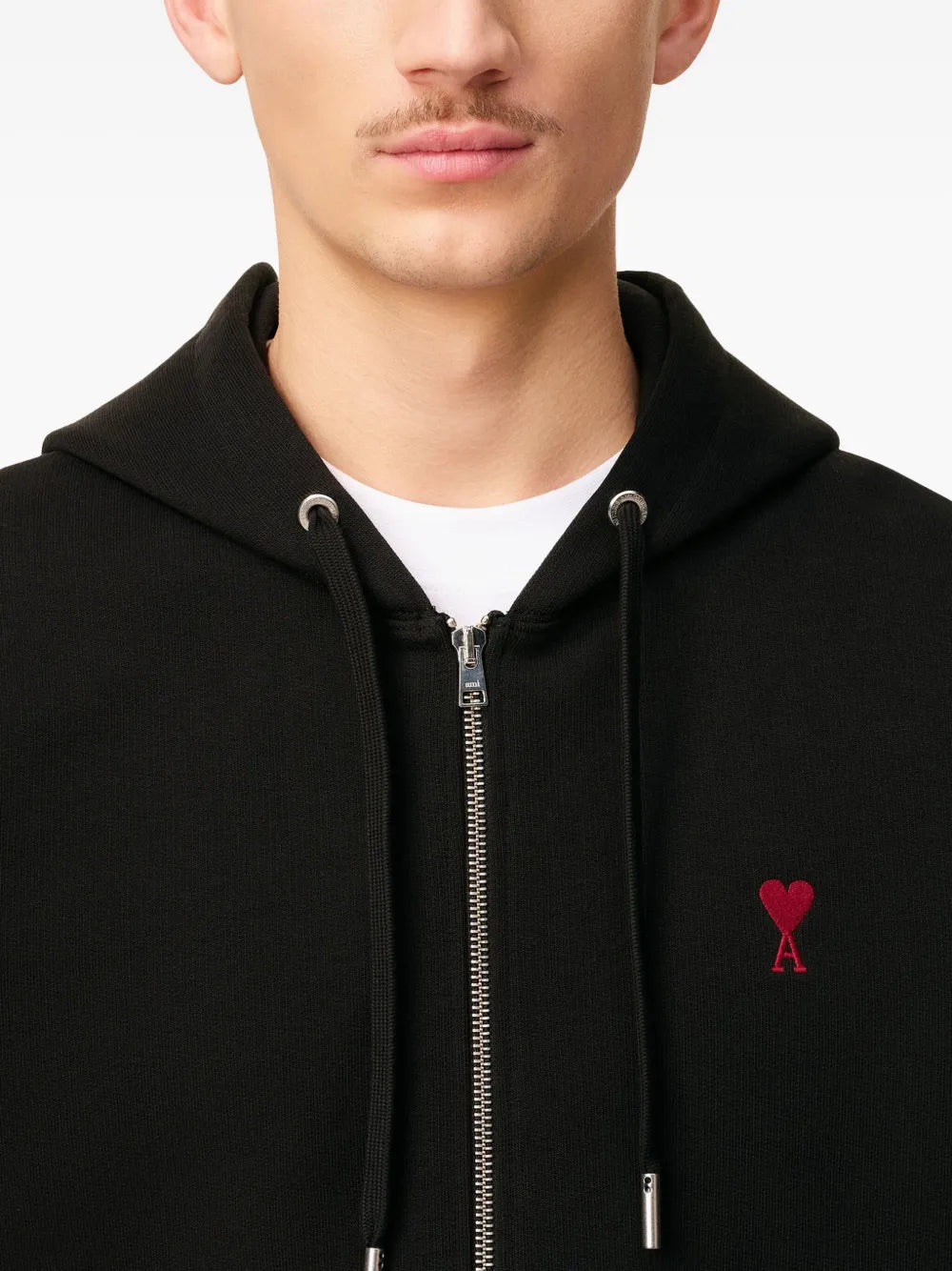 AMI Paris Ami De Coeur zip sweatshirt