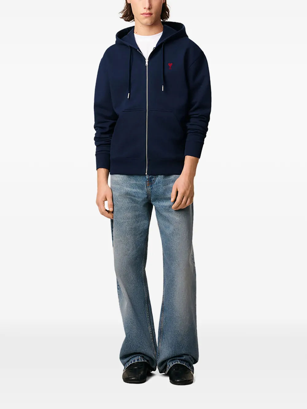 AMI Paris Ami De Coeur zippedhoodie