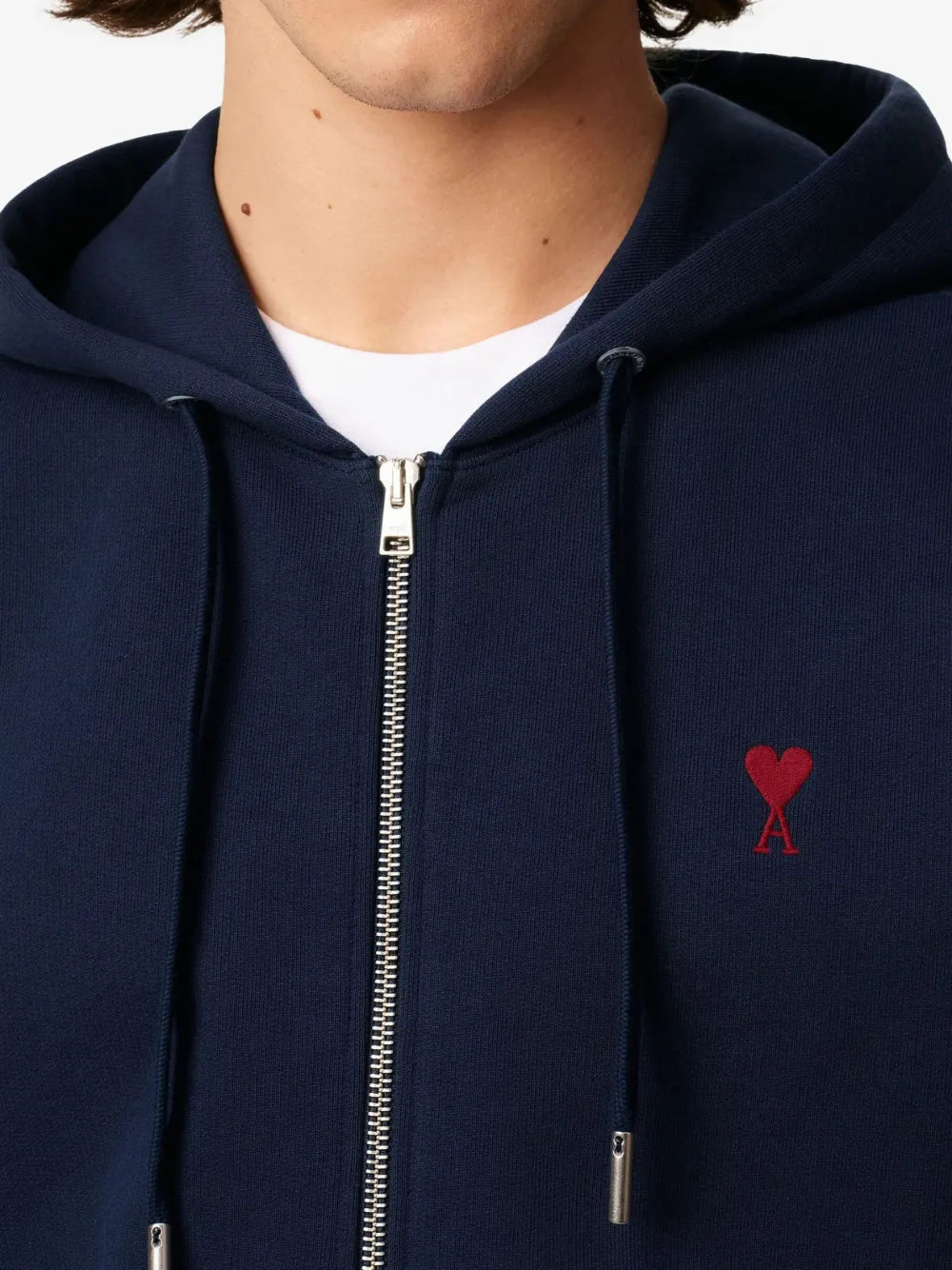 AMI Paris Ami De Coeur zippedhoodie