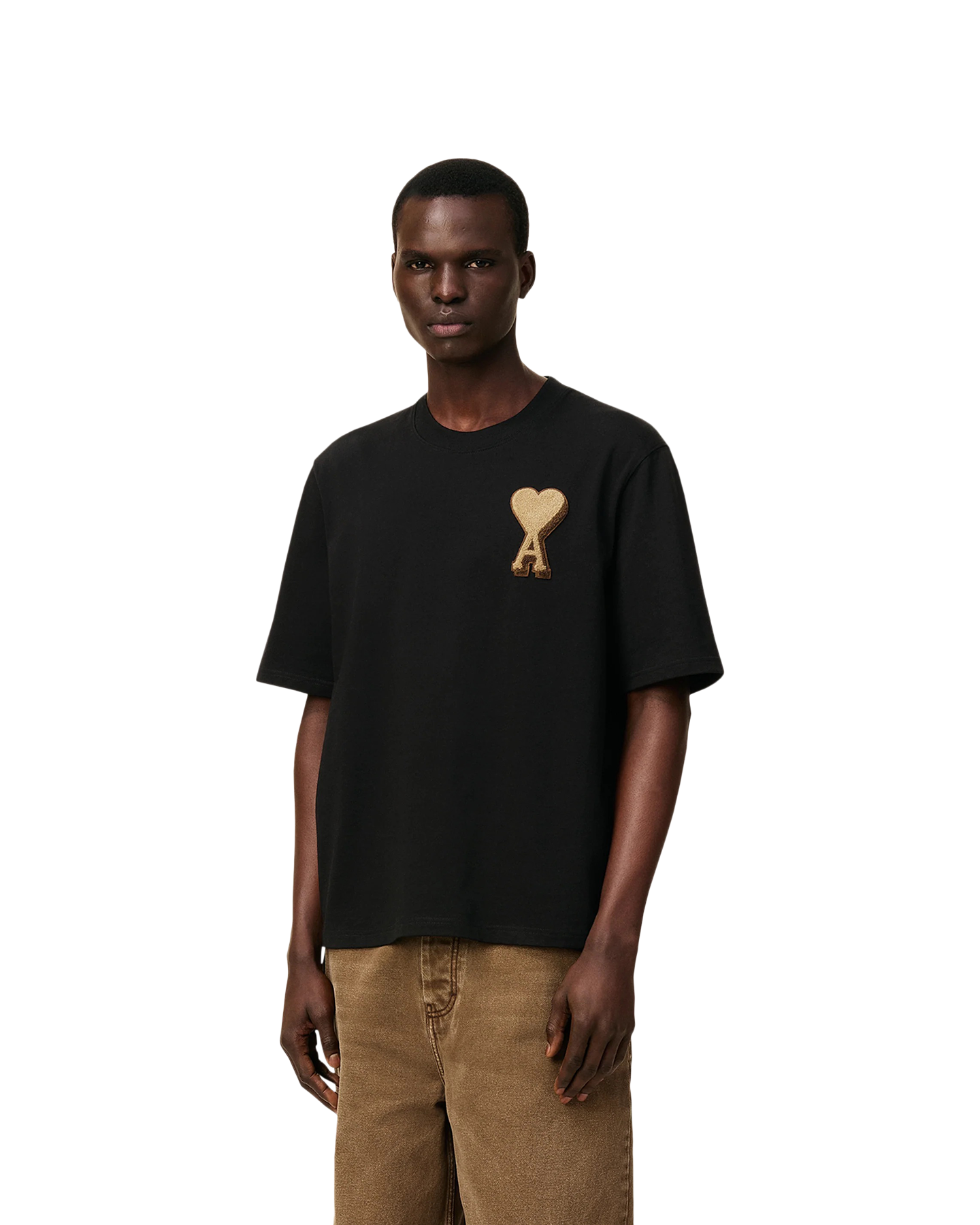 Ami paris De Coeur Avec Patch T-shirt