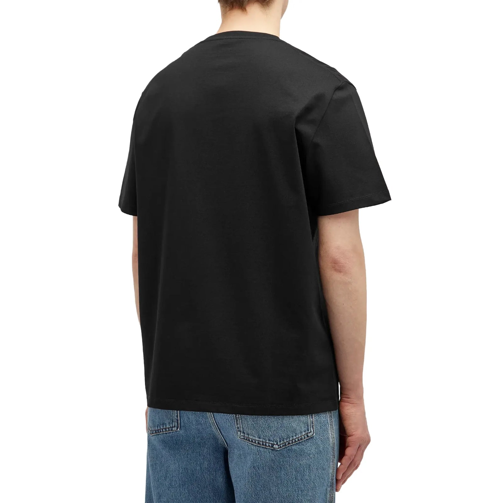 Loewe Embroidered Relaxed Fit Black T Shirt
