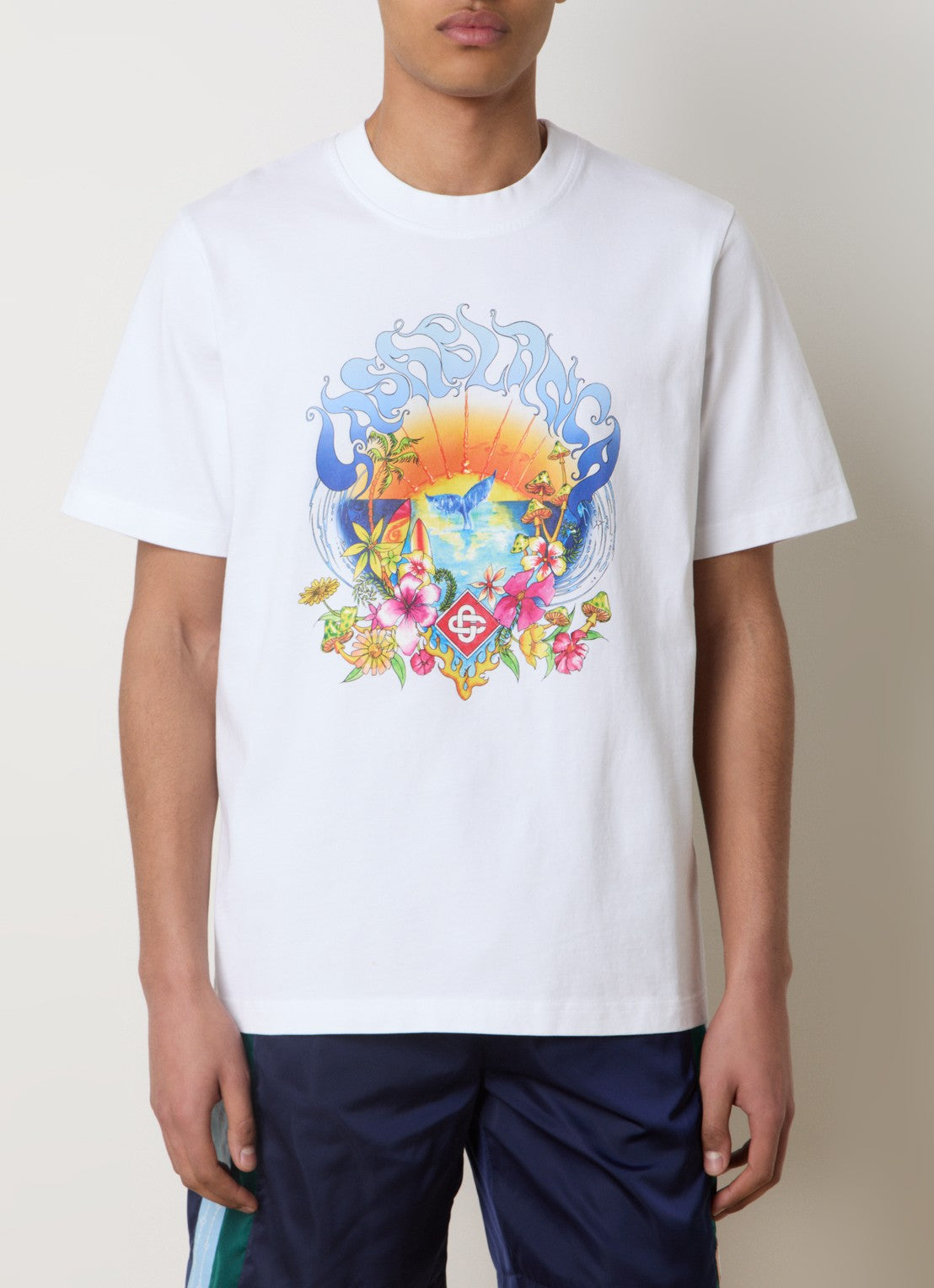 Casa blanca SURF TRIP SHORT SLEEVE T‑SHIRT