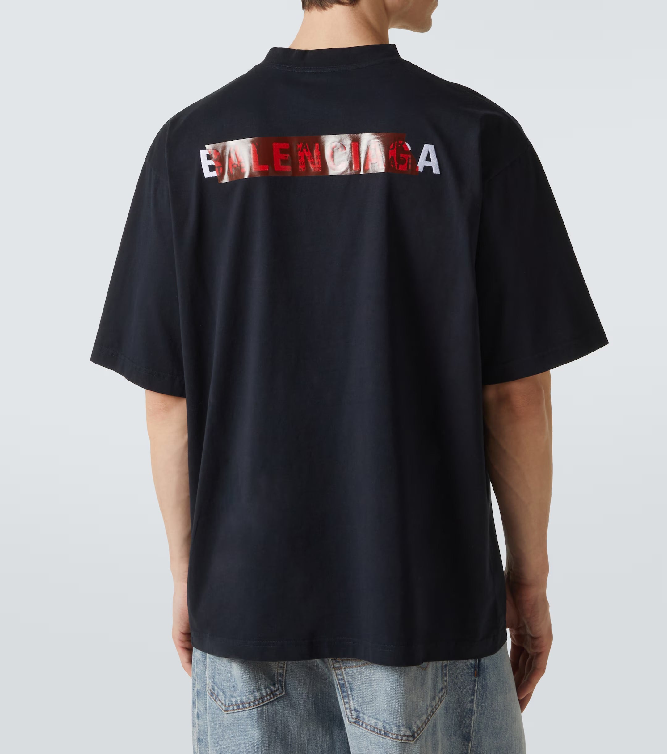Balenciaga Taped logo-print t-shirt