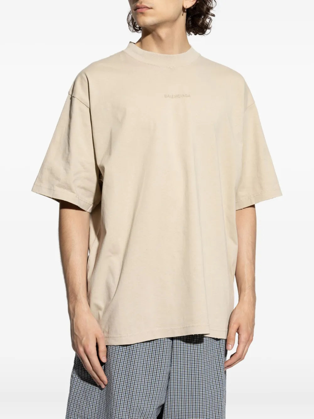 Balenciaga logo-embroidered T-shirt