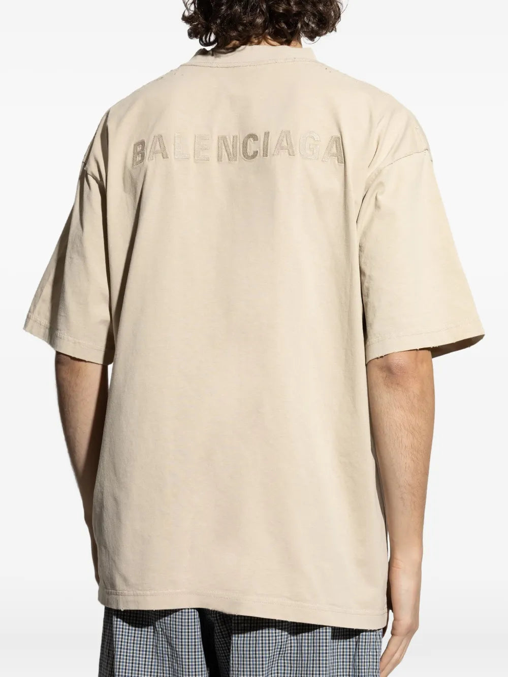 Balenciaga logo-embroidered T-shirt