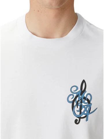AMIRI JAZZ BAND T-SHIRT IN WHITE
