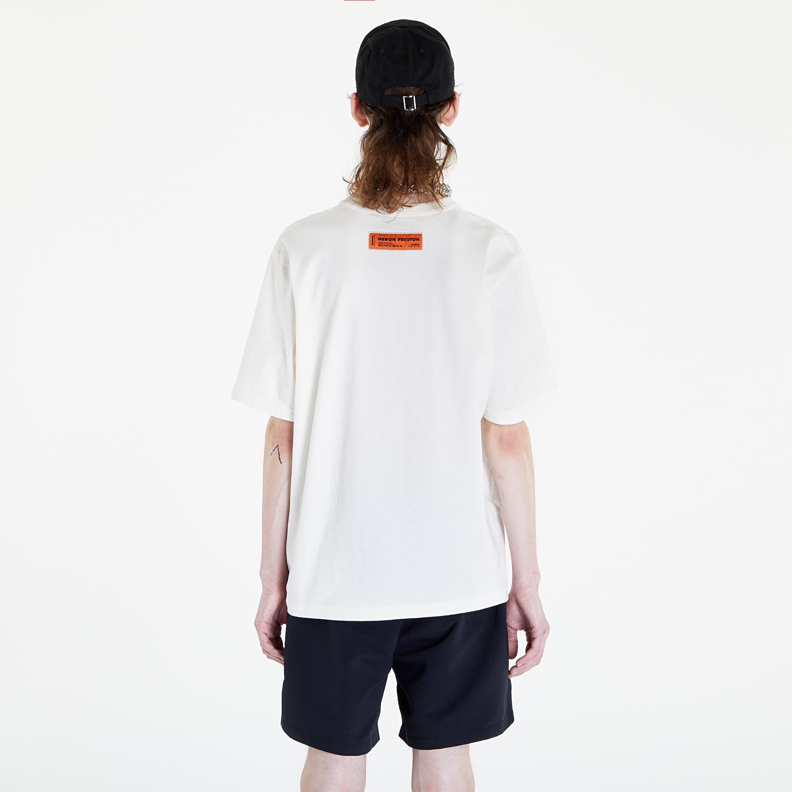 HERON PRESTON HPNY WHITE BLACK T-SHIRT