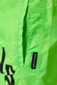 PALM ANGEL Curved Logo Swim Shorts in Nylon green
