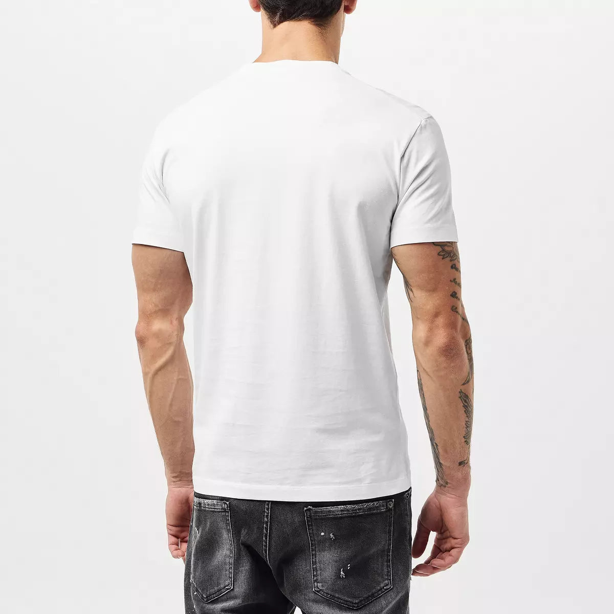 DSquared2 Spray Logo T Shirt White