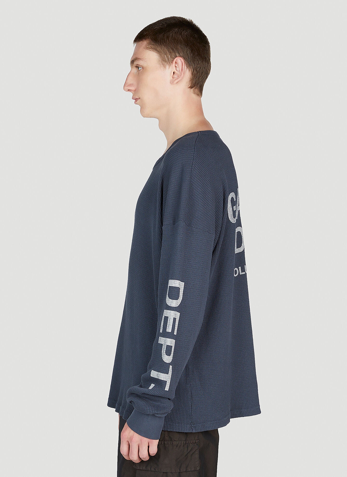 GALLERY DEPT. Logo Print Thermal Sweatshirt