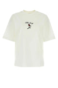 Burberry Floral Embroidered Crewneck T-Shirt