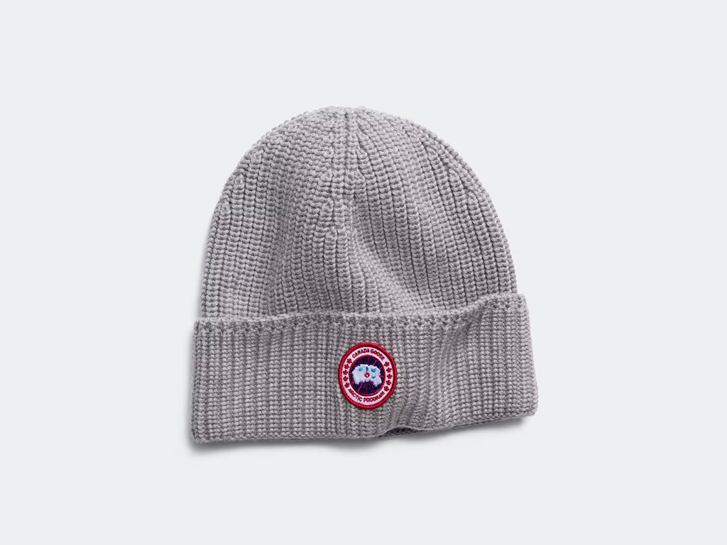 Canada Goose Logo Patch Knitted Beanie