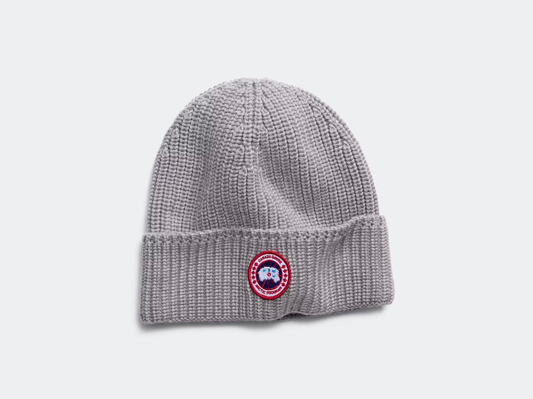 Canada Goose Logo Patch Knitted Beanie