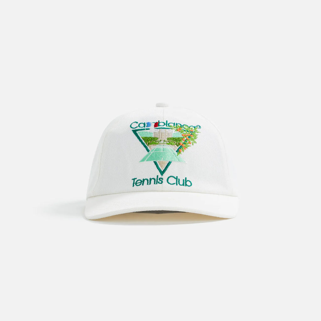 Casablanca Tennis Club Icon Embroidered Cap