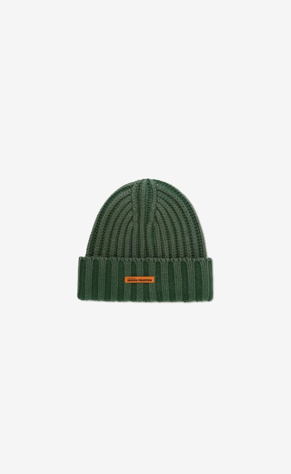 HERON PRESTON  Logo-Patch Ribbed-Wool Beanie