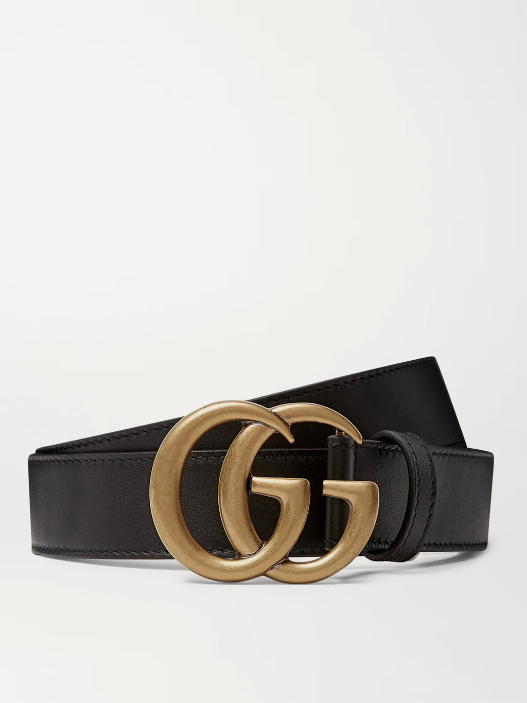 Gucci Leather belt with Double G buckle