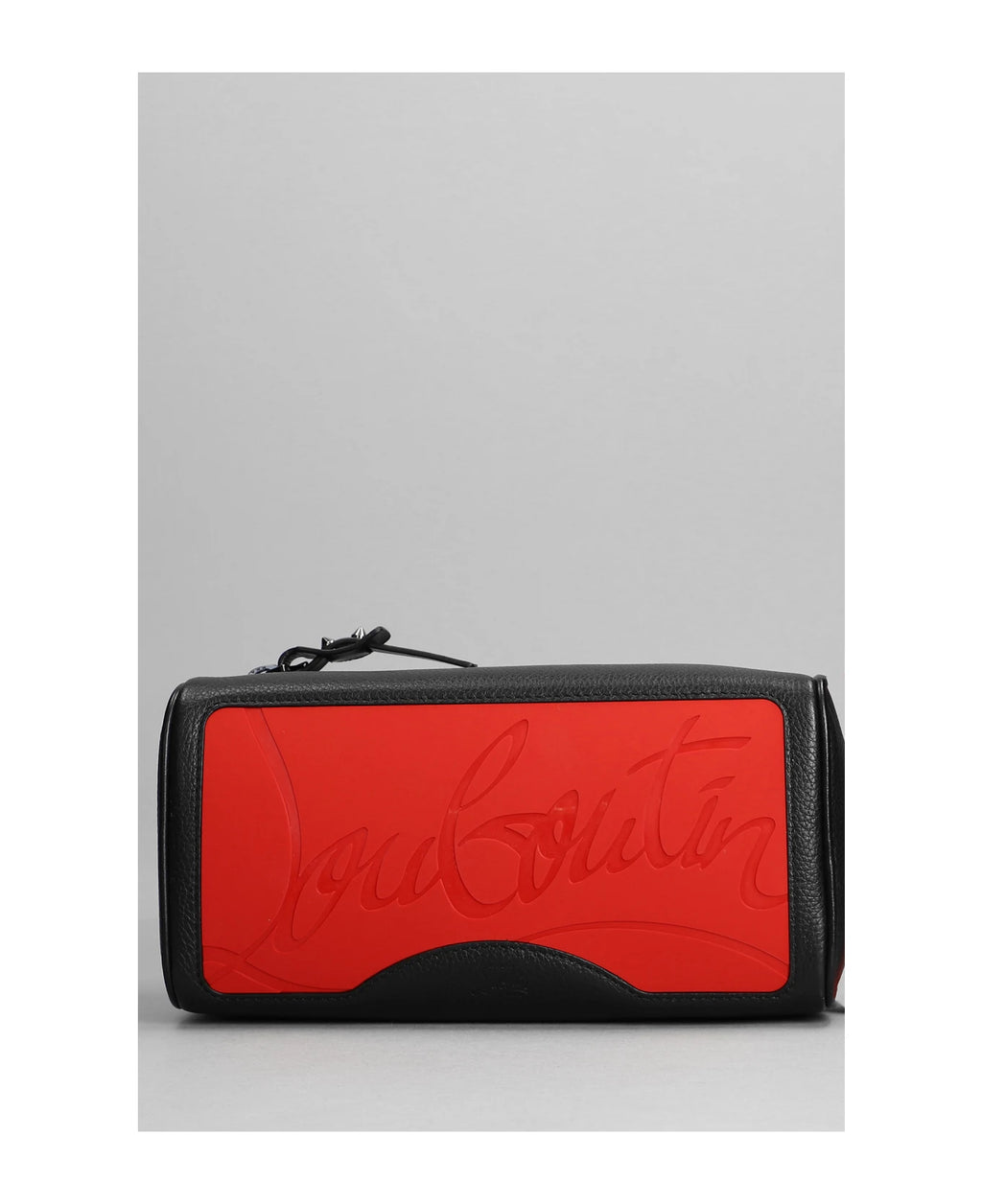 Christian Louboutin Blaster Clutch In Black Leather