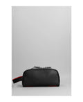 Christian Louboutin Blaster Clutch In Black Leather
