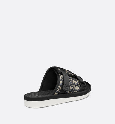 Dior Alpha Sandal 'Dior Oblique - Beige Black