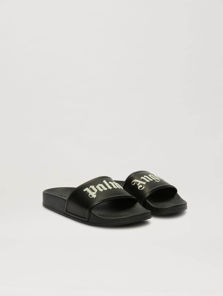 Palm Angels logo-print slides