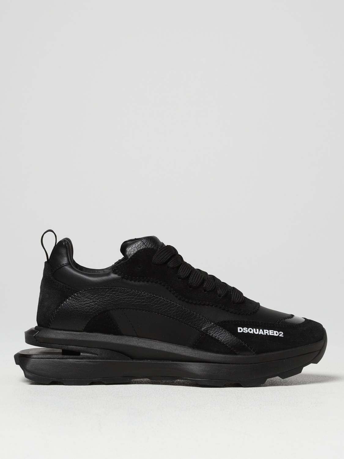 DSQUARED2 Slash Dsquared2 leather sneakers