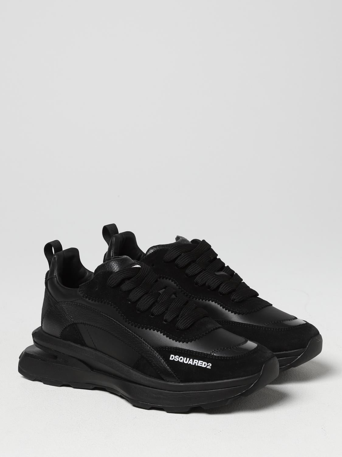 DSQUARED2 Slash Dsquared2 leather sneakers