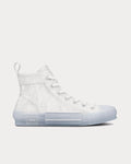 Dior B23 High Top White Raised Oblique