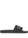 DSQUARED2 logo-print flat slides
