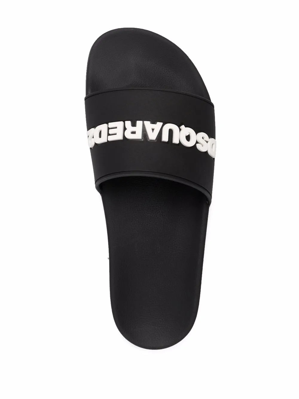 DSQUARED2 embossed logo detail slides