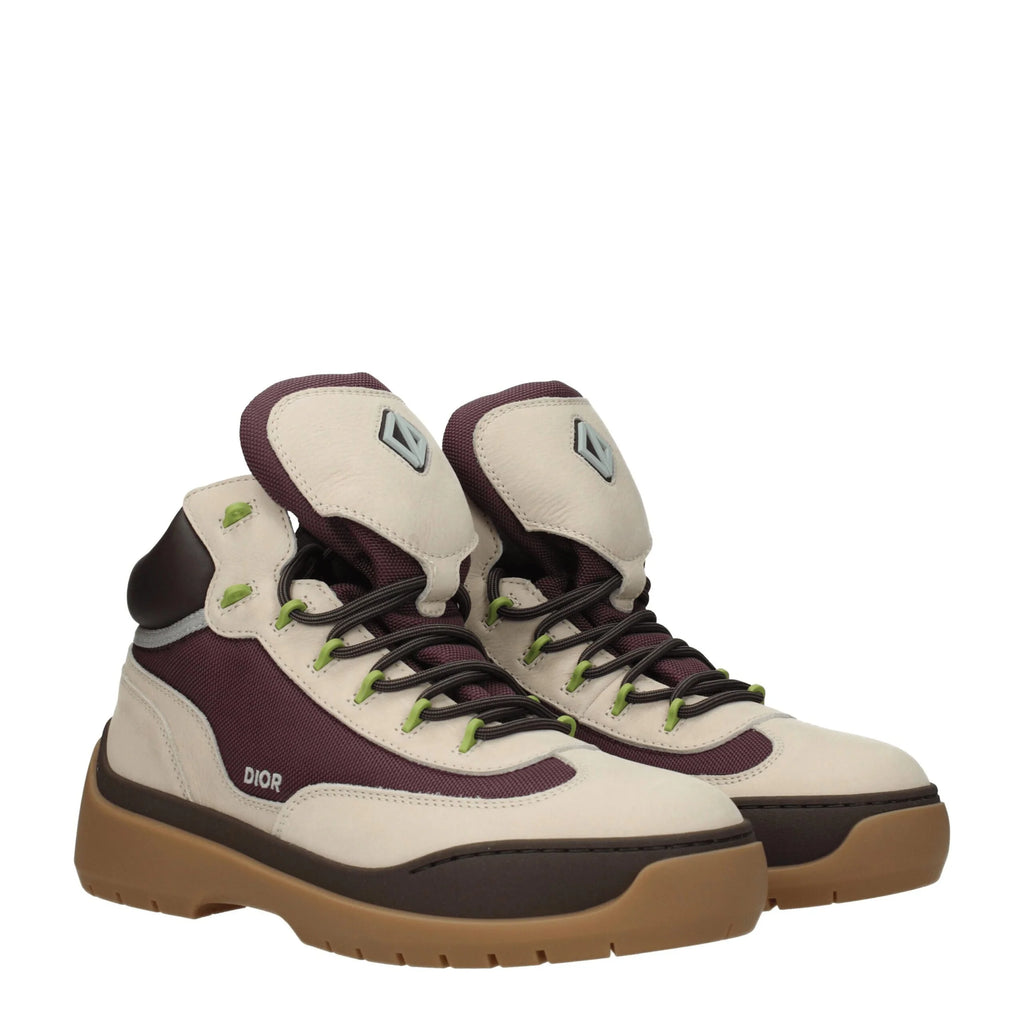 Christian Dior Beige Leather Ankle Men's Boots