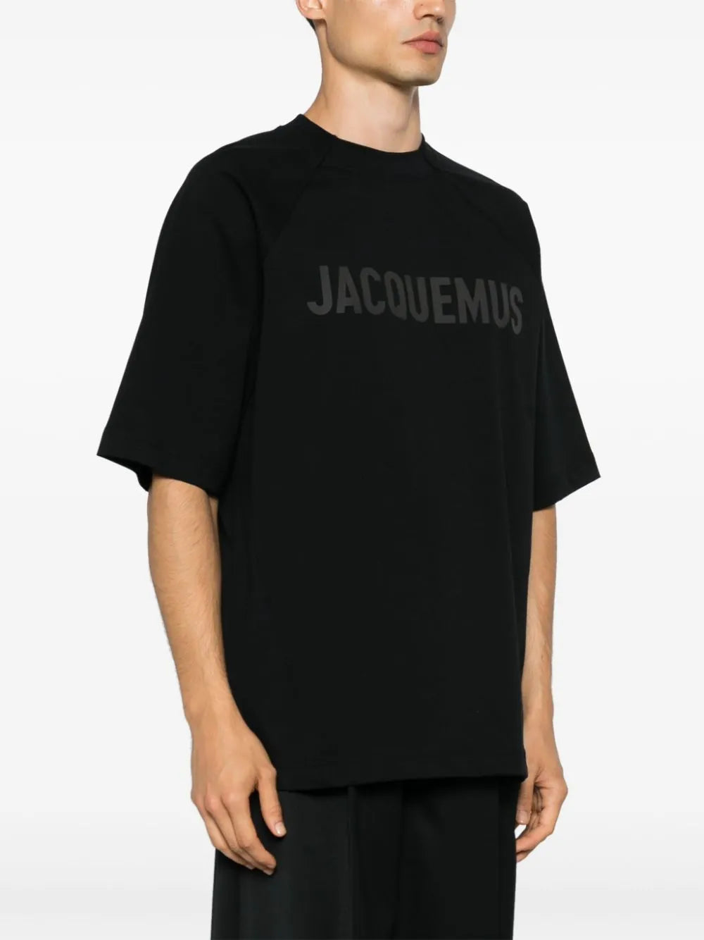 Jacquemus appliqué-logo crew-neck T-shirt