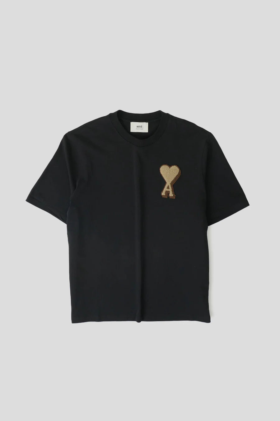 Ami Paris T-SHIRT PATCH AMI DE COEUR NOIR