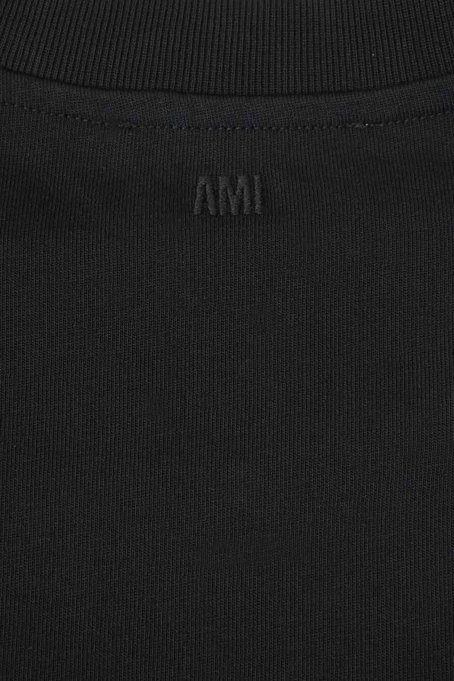 Ami Paris T-SHIRT PATCH AMI DE COEUR NOIR