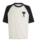 AMI PARIS Cotton Two-Tone Ami de Coeur T-Shirt